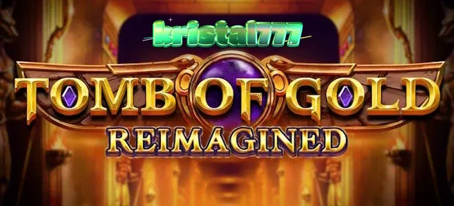 Tampilan visual slot Tomb of Gold Reimagined dengan nuansa emas kuno