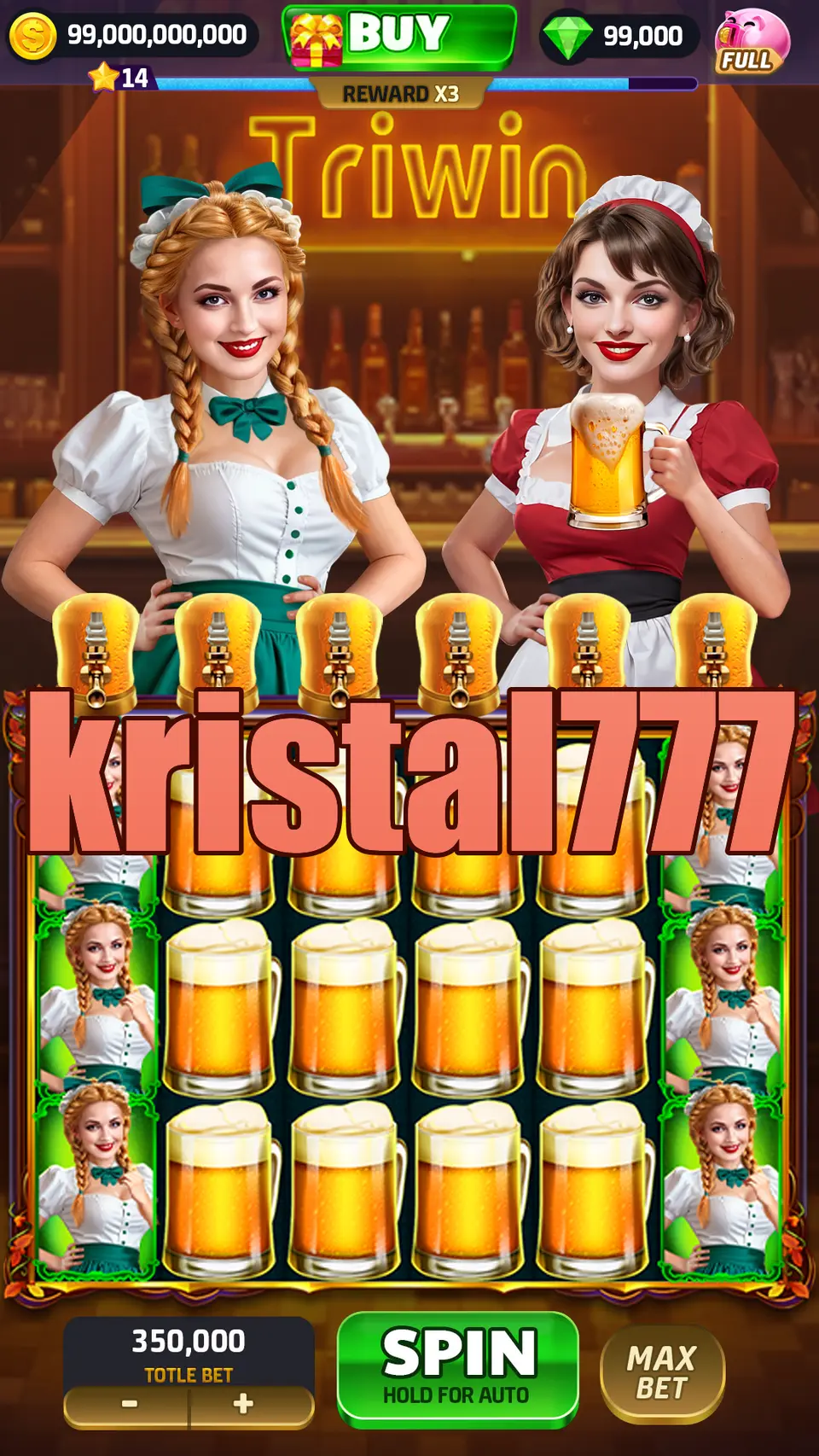 kristal777 Masuk